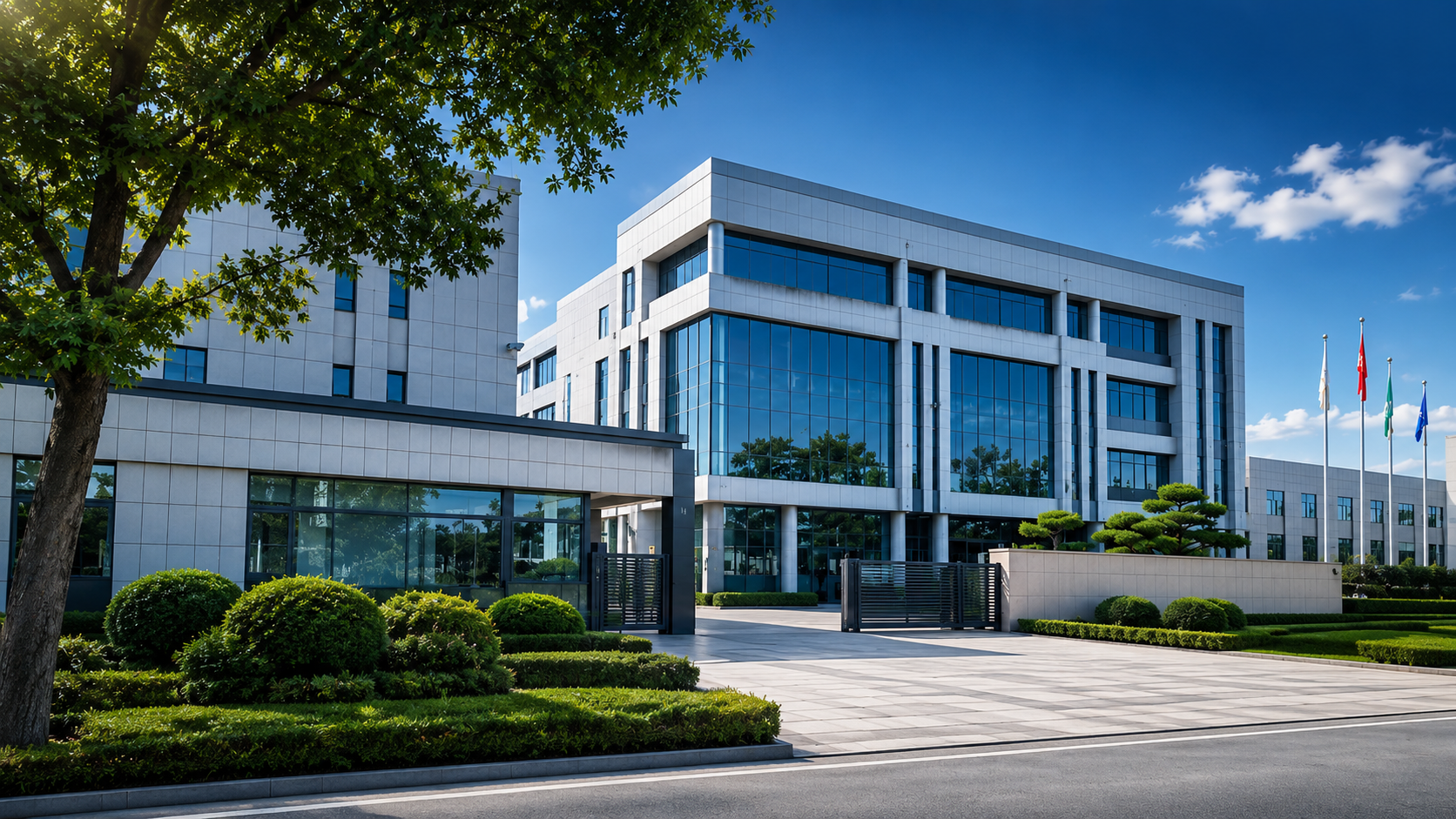 Modern office campus