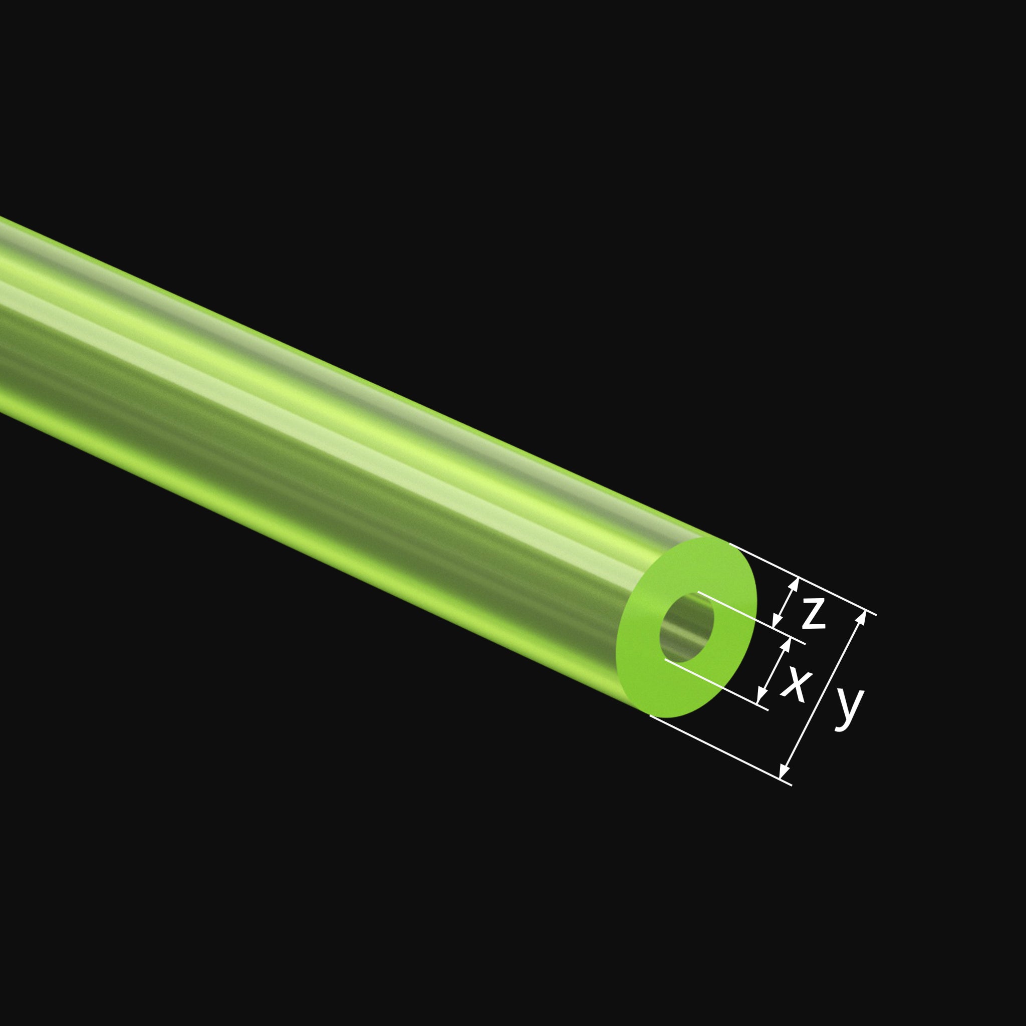 PU-Hollow-Rod-Clear-LightYellow